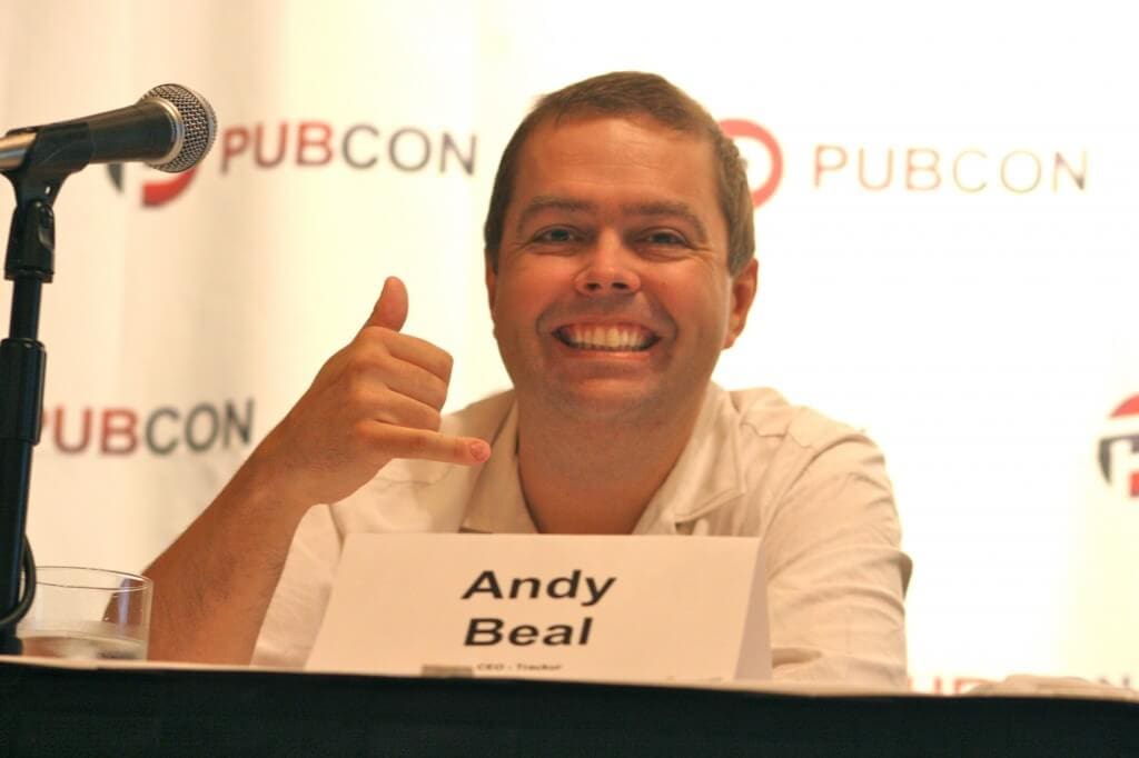 Andy Beal speaking at Pubcon Paradise Hawaii 2012