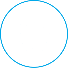 Piggy bank icon with a blue circle around it.