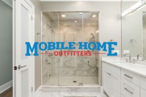 Mobile home outfitters logo.