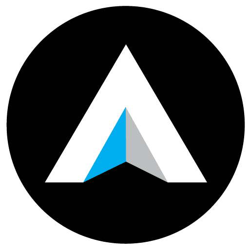 Avalaunch icon logo consisting of a stylized mountain peak.